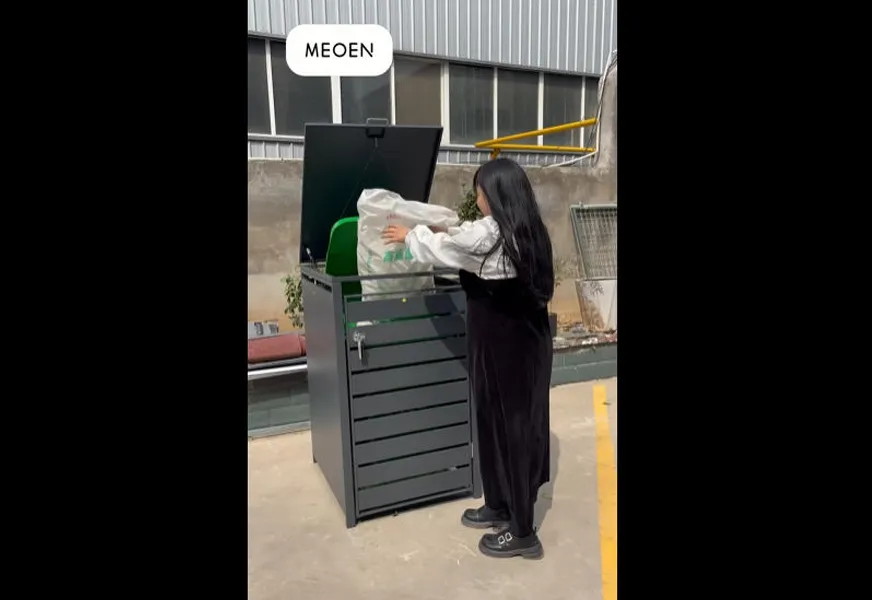Almacenamiento de cubos de basura